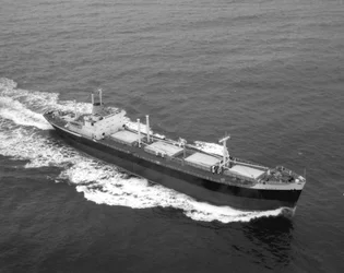 Aerial Starboard Bow Quarter View of Nicola, the First SD14, on Sea Trials, 20 February 1968
